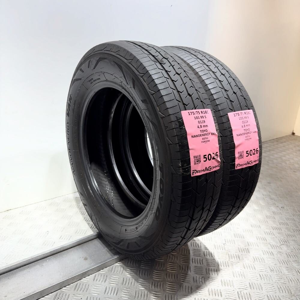 Gomme Usate 175 75 R16C 101/99S Toyo Nanoenergy Van Estive - immagine 4