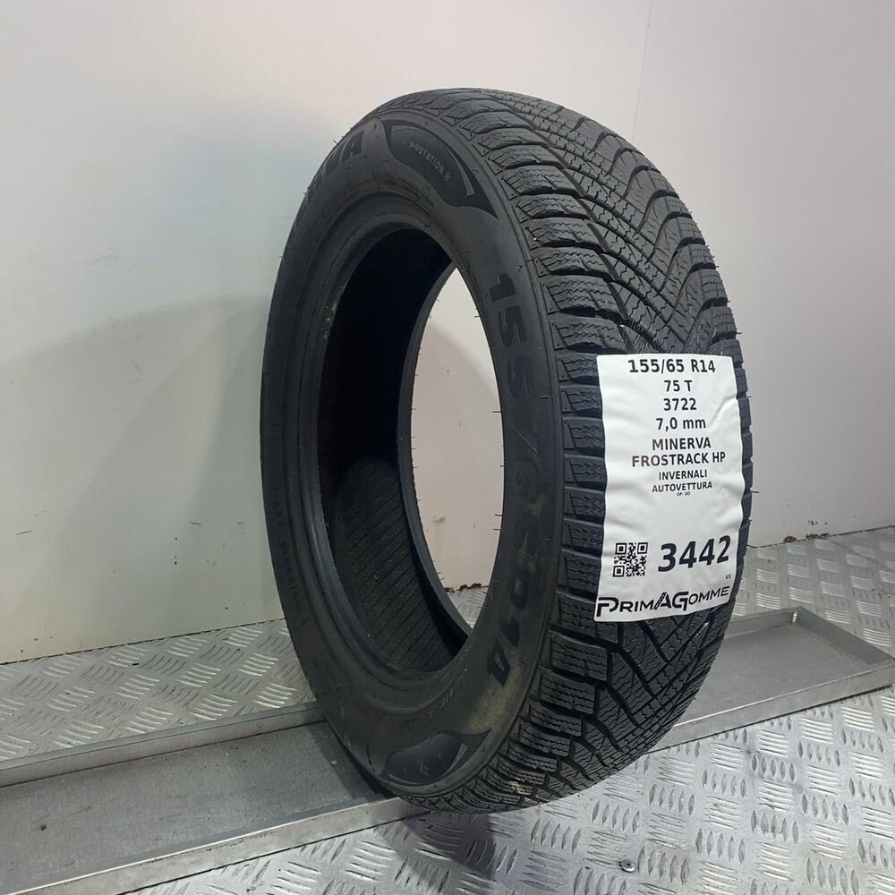 Gomma Usata 155 65 R14 75T Minerva Frostrack HP 98% Invernale - immagine 4