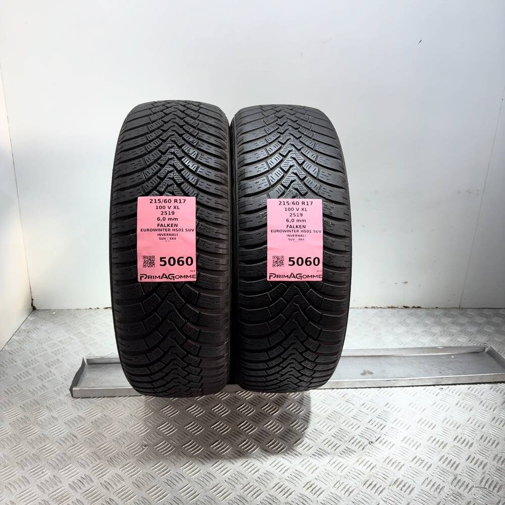 Gomme Usate 215 60 R17 100V XL Falken Eurowinter HS01 SUV 86% Invernali - immagine 4