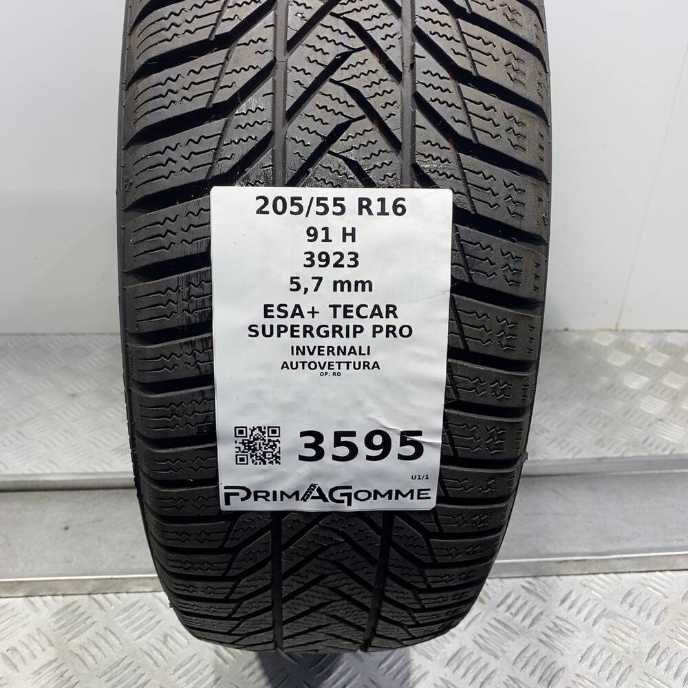 Gomma Usata 205 55 R16 91H Esa+ Tecar Supergrip Pro 81% Invernale - immagine 4