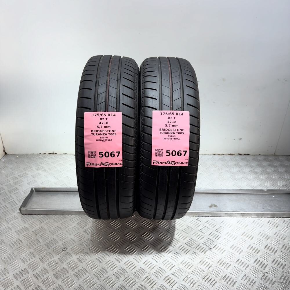 Gomme Usate 175 65 R14 82T Bridgestone Turanza T005 81% Estive - immagine 4