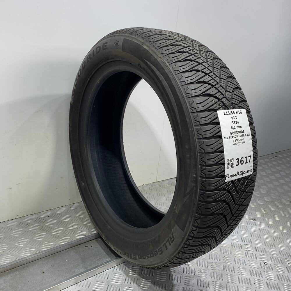 Gomma Usata 215 55 R18 99V XL Goodride All Season Elite Z-401 89% 4 Stagioni - immagine 4