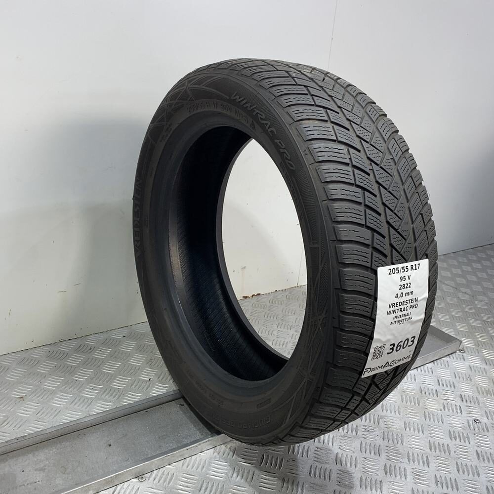 Gomma Usata 205 55 R17 95V XL Vredestein Wintrac Pro Invernale - immagine 4
