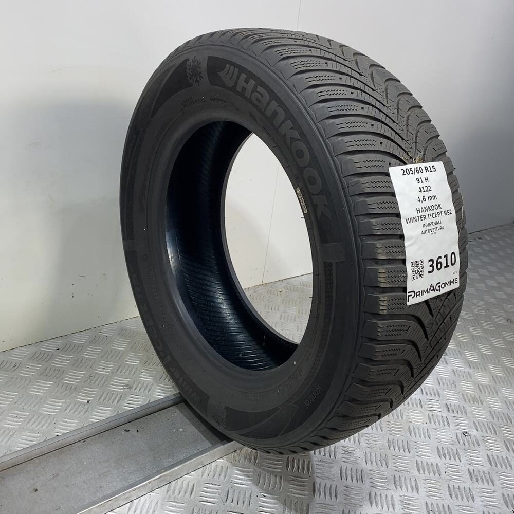 Gomma Usata 205 60 R15 91H Hankook Winter I*Cept RS2 Invernale - immagine 4