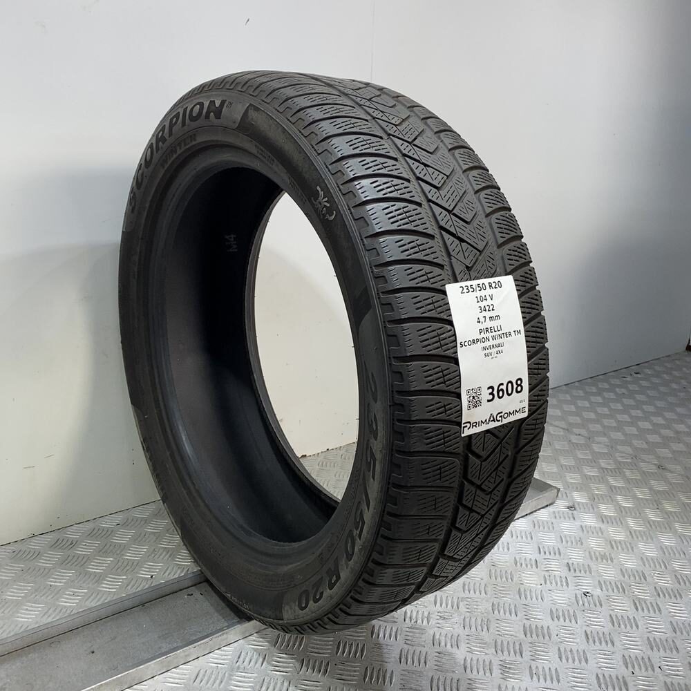Gomma Usata 235 50 R20 104V XL Pirelli Scorpion Winter TM Invernale - immagine 4