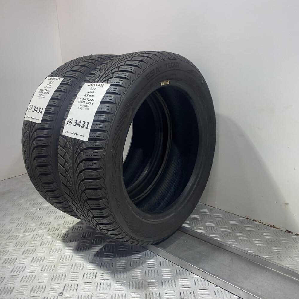 Gomme Usate 185 55 R15 82T Esa+ Tecar Super Grip 9 Invernali - immagine 4