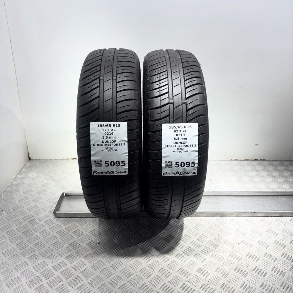 Gomme Usate 185 65 R15 92T XL Dunlop Streetresponse 2 79% Estive - immagine 4