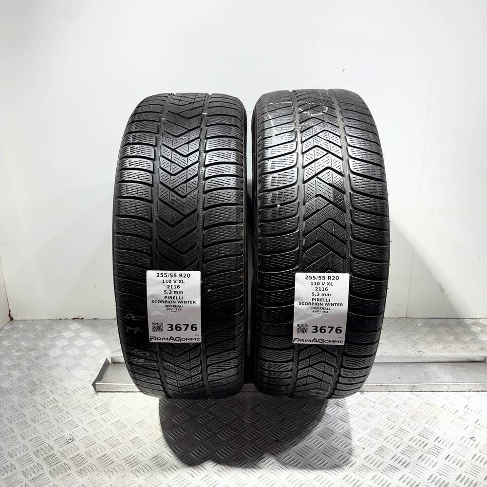 Gomme Usate 255 55 R20 110V XL Pirelli Scorpion Winter 76% Invernali - immagine 4