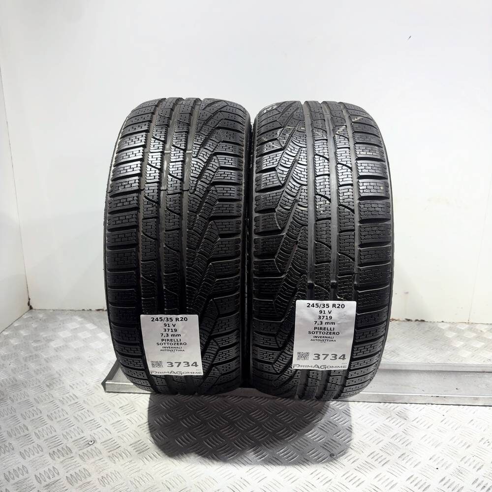 Gomme Usate 245 35 R20 91V Pirelli Sottozero 98% Invernali - immagine 4