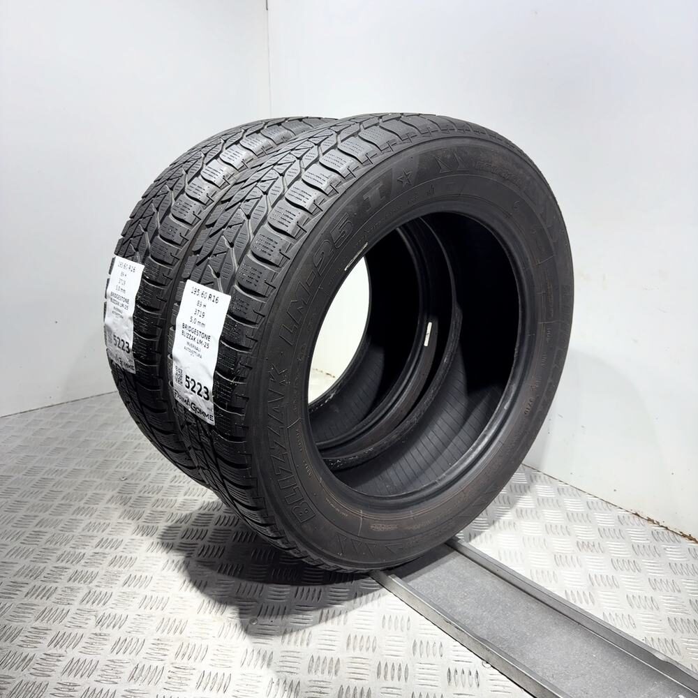 Gomme Usate 195 60 R16 89H Bridgestone Blizzak LM-25 71% Invernali - immagine 4
