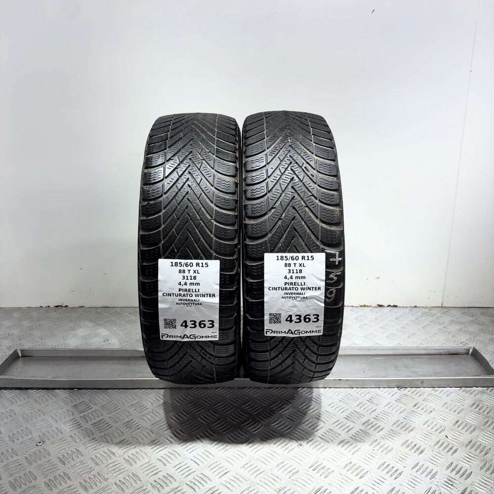 Gomme Usate 185 60 R15 88T XL Pirelli Cinturato Winter Invernali - immagine 4