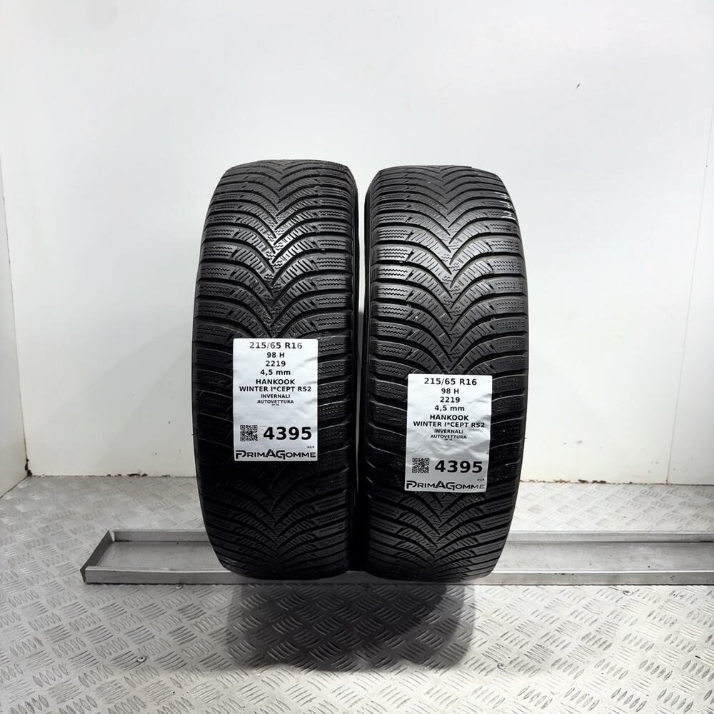 Gomme Usate 215 65 R16 98H Hankook Winter I*Cept RS2 Invernali - immagine 4