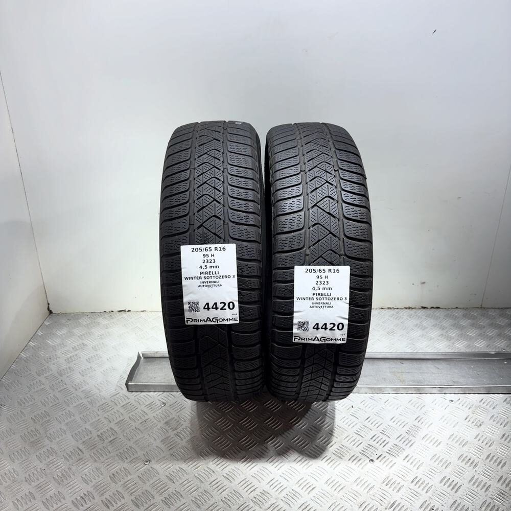 Gomme Usate 205 65 R16 95H Pirelli Winter Sottozero 3 Invernali - immagine 4