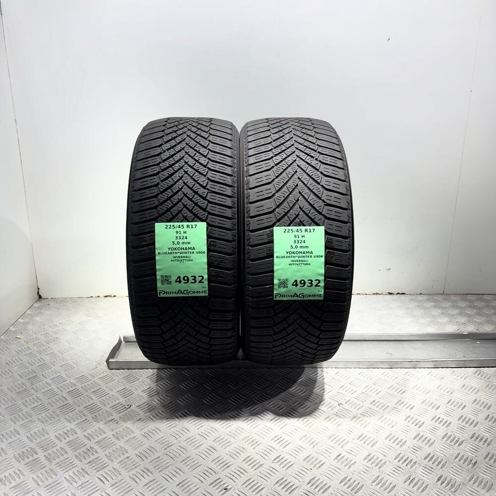 Gomme Usate 225 45 R17 91H Yokohama Bluearth*Winter V906 71% Invernali - immagine 4