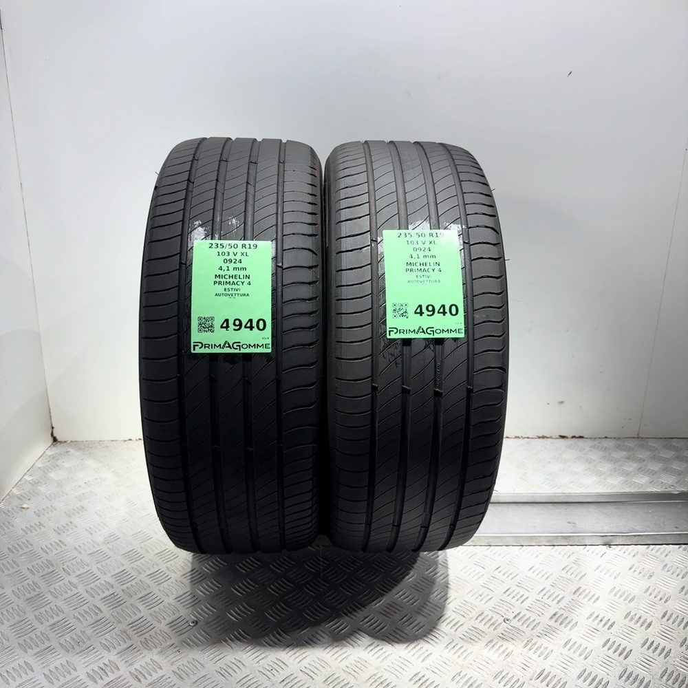 Gomme Usate 235 50 R19 103V XL Michelin Primacy 4 Estive - immagine 4