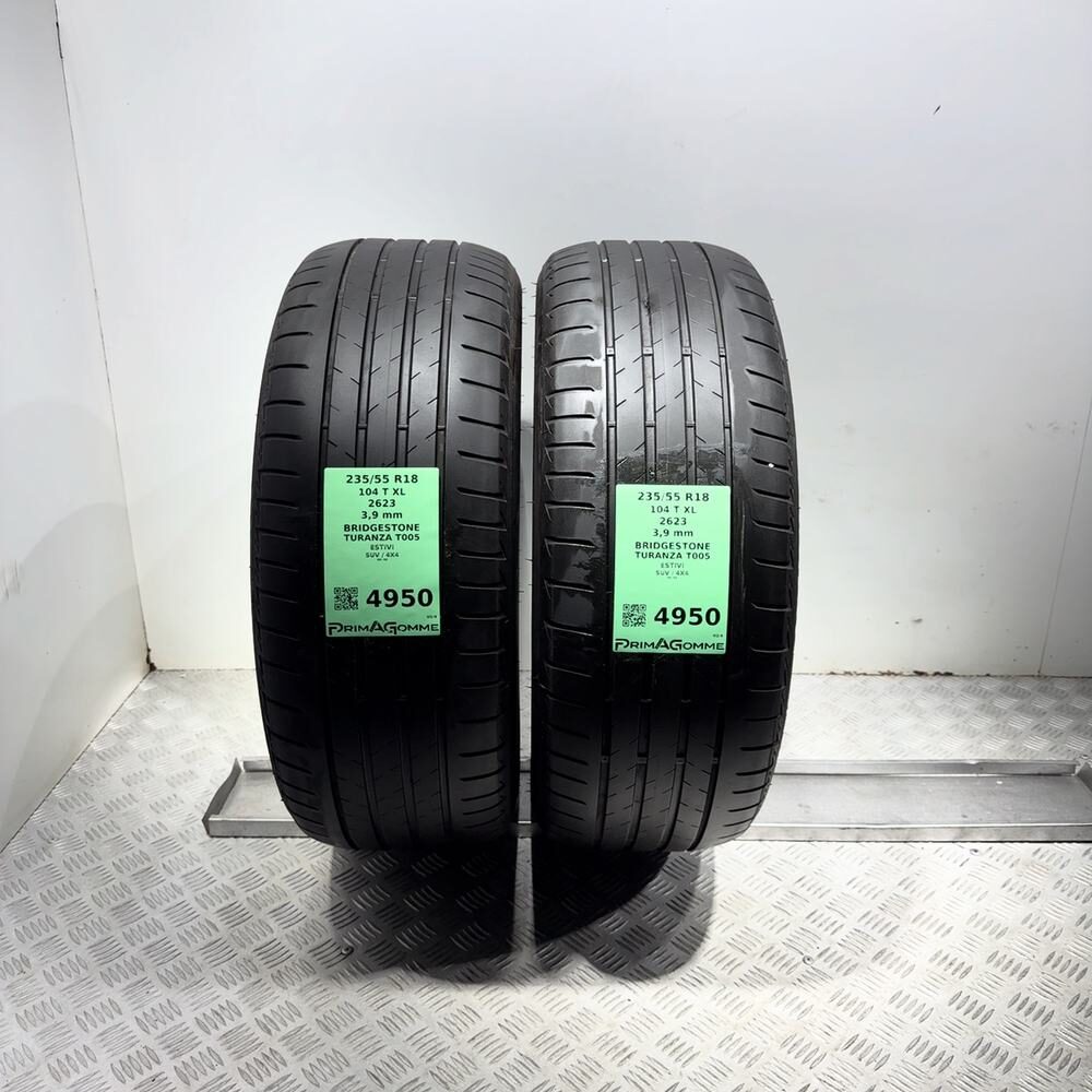 Gomme Usate 235 55 R18 104T XL Bridgestone Turanza T005 Estive - immagine 4