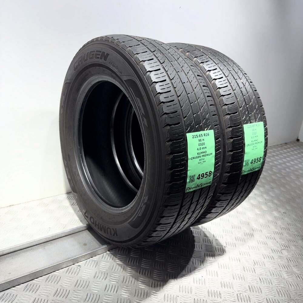 Gomme Usate 215 65 R16 98H Kumho Crugen Premium Estive - immagine 5