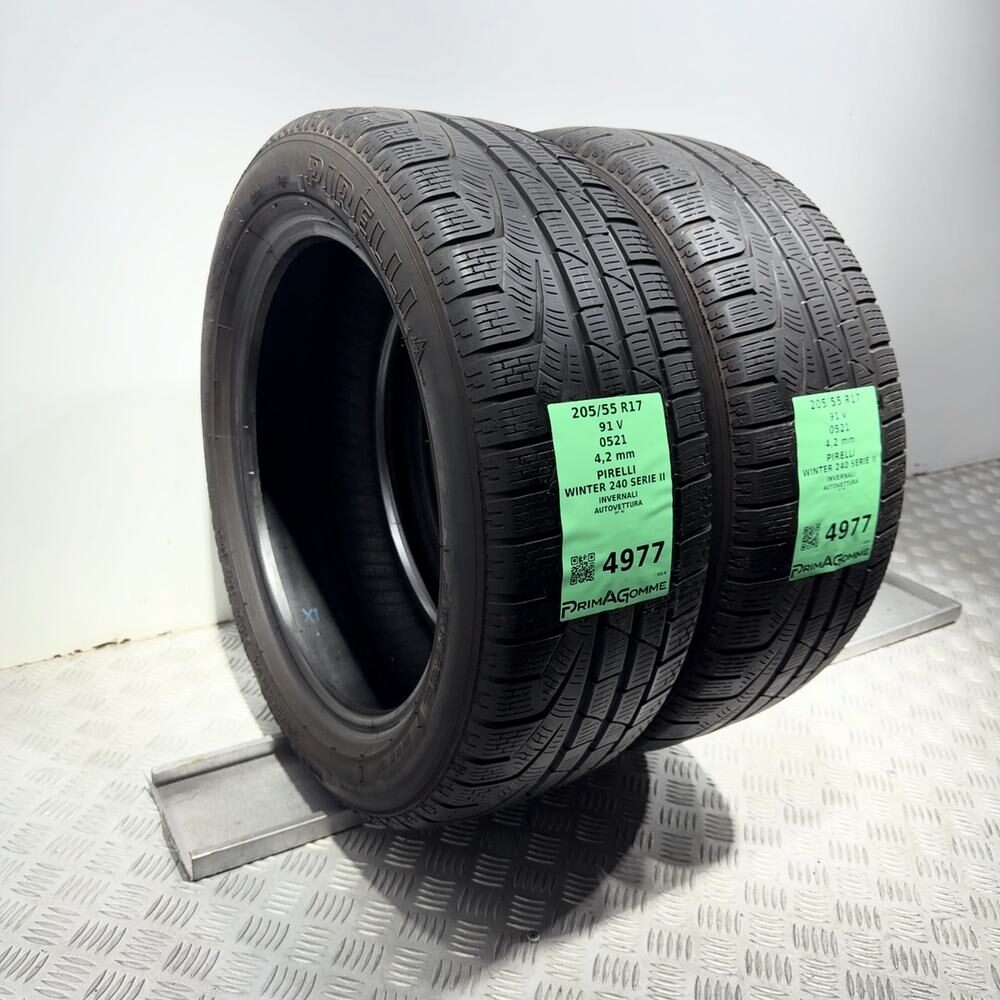 Gomme Usate 205 55 R17 91V Pirelli Winter 240 Serie II Invernali - immagine 5