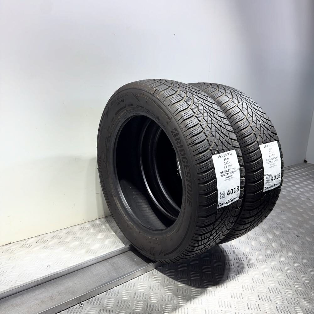 Gomme Usate 195 60 R16 89H Bridgestone Blizzak LM005 Invernali - immagine 5