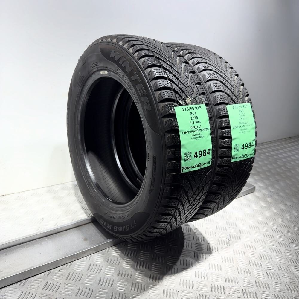 Gomme Usate 175 65 R15 84T Pirelli Cinturato Winter 79% Invernali - immagine 5