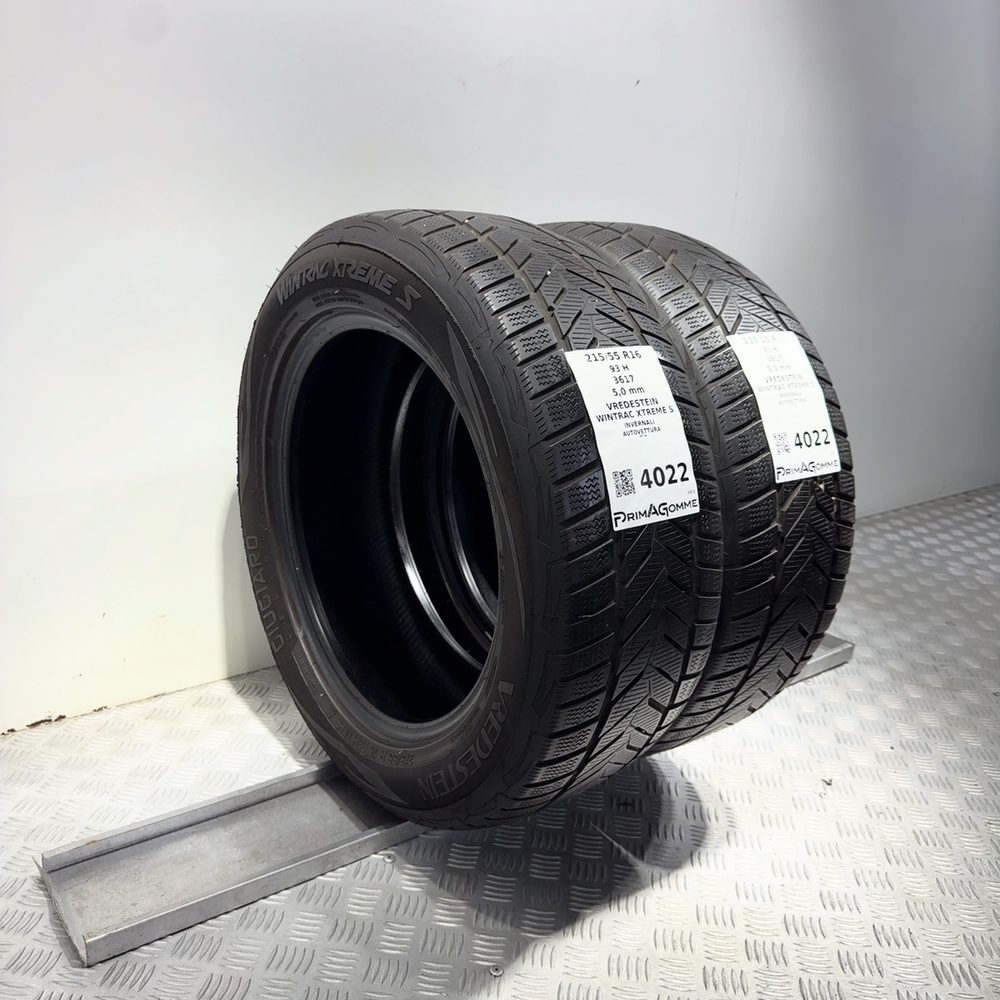 Gomme Usate 215 55 R16 93H Vredestein Wintrac Xtreme S 71% Invernali - immagine 5