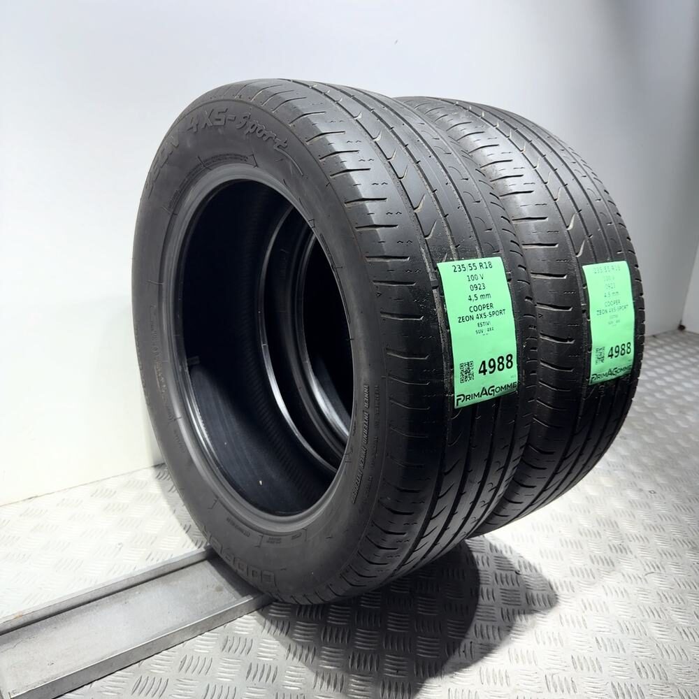 Gomme Usate 235 55 R18 100V Cooper Zeon 4XS-Sport Estive - immagine 5