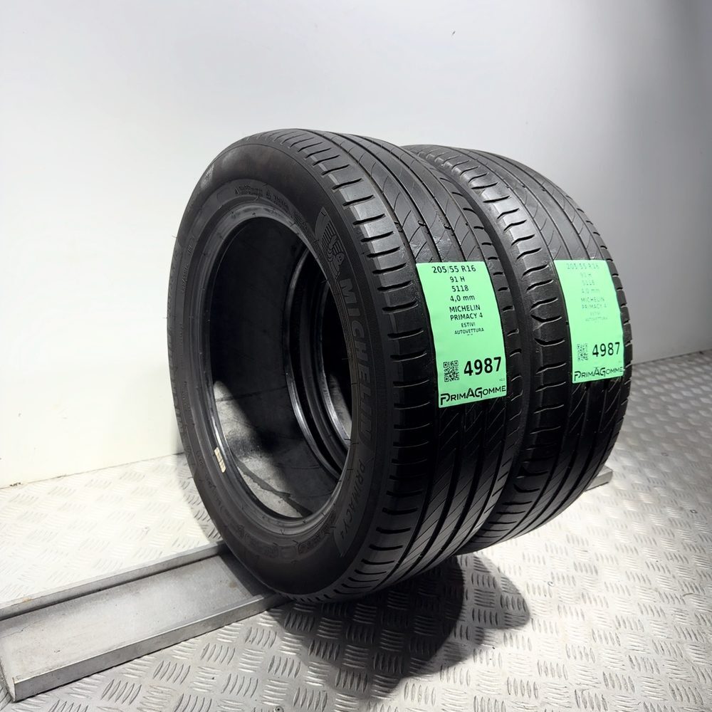 Gomme Usate 205 55 R16 91H Michelin Primacy 4 Estive - immagine 5