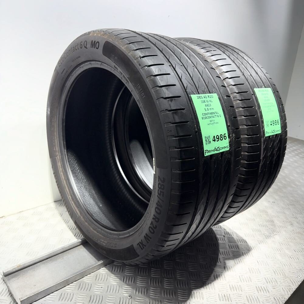 Gomme Usate 285 40 R20 108W XL Continental Ecocontact 6 Q 71% Estive - immagine 5