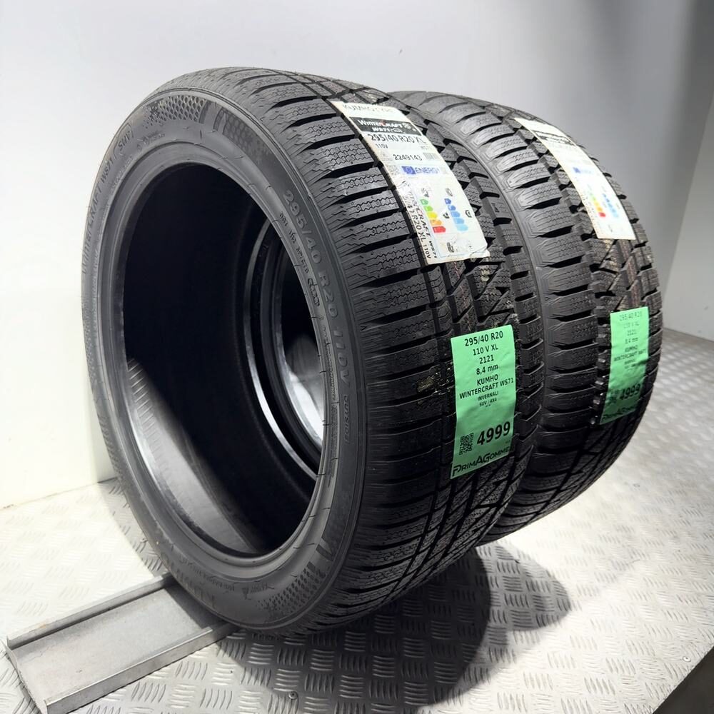 Gomme Usate 295 40 R20 110V XL Kumho Wintercraft WS71 98% Invernali - immagine 5