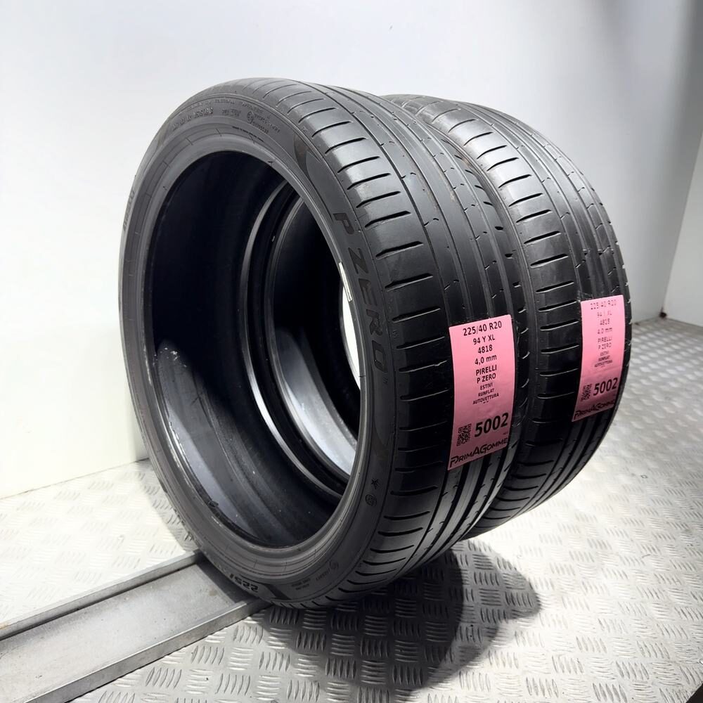 Gomme Usate 225 40 R20 94Y XL Pirelli P Zero RunFlat Estive - immagine 5