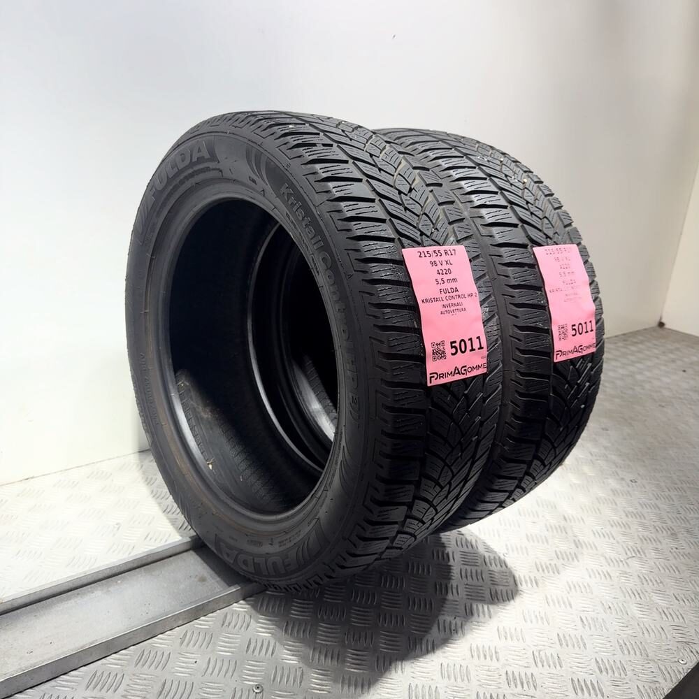 Gomme Usate 215 55 R17 98V XL Fulda Kristall Control HP 2 79% Invernali - immagine 5