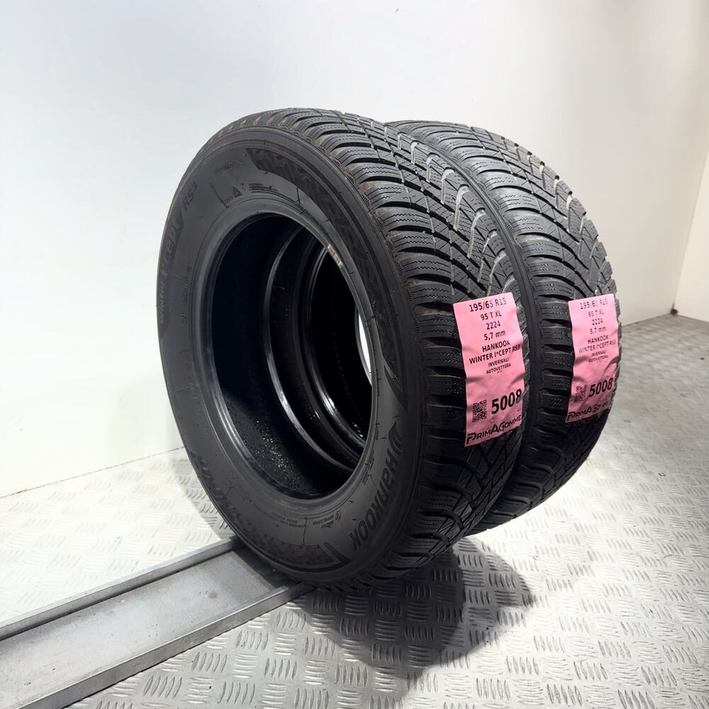 Gomme Usate 195 65 R15 95T XL Hankook Winter I*Cept RS3 81% Invernali - immagine 5
