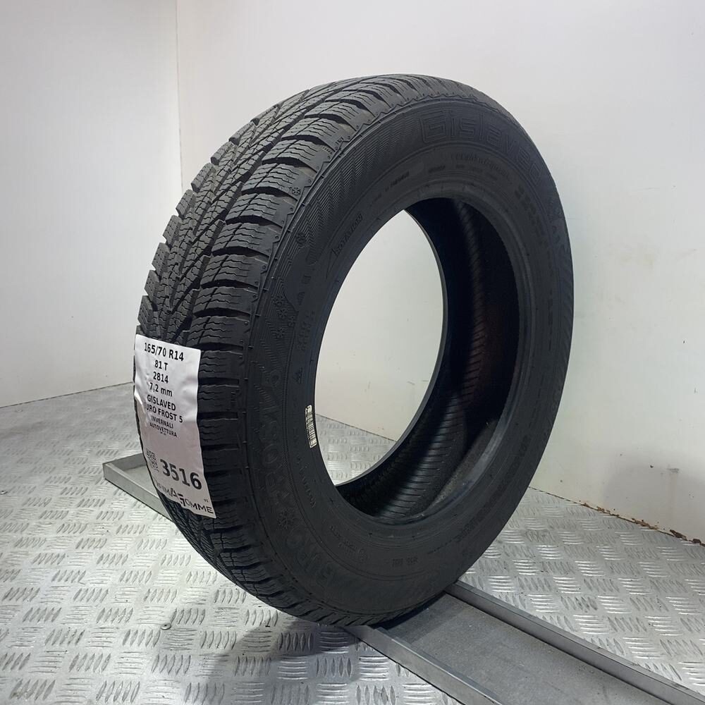 Gomma Usata 165 70 R14 81T Gislaved Euro Frost 5 98% Invernale - immagine 5