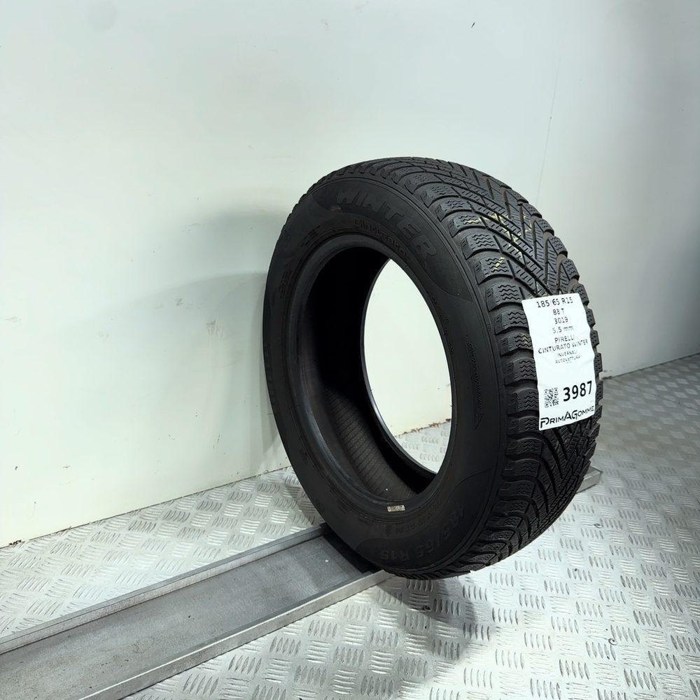 Gomma Usata 185 65 R15 88T Pirelli Cinturato Winter 79% Invernale - immagine 5