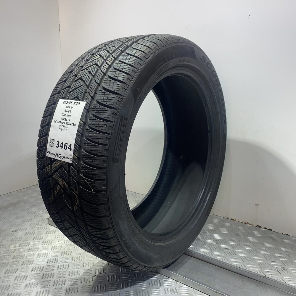 Gomma Usata 265 45 R20 104V Pirelli Scorpion Winter 98% Invernale - immagine 5