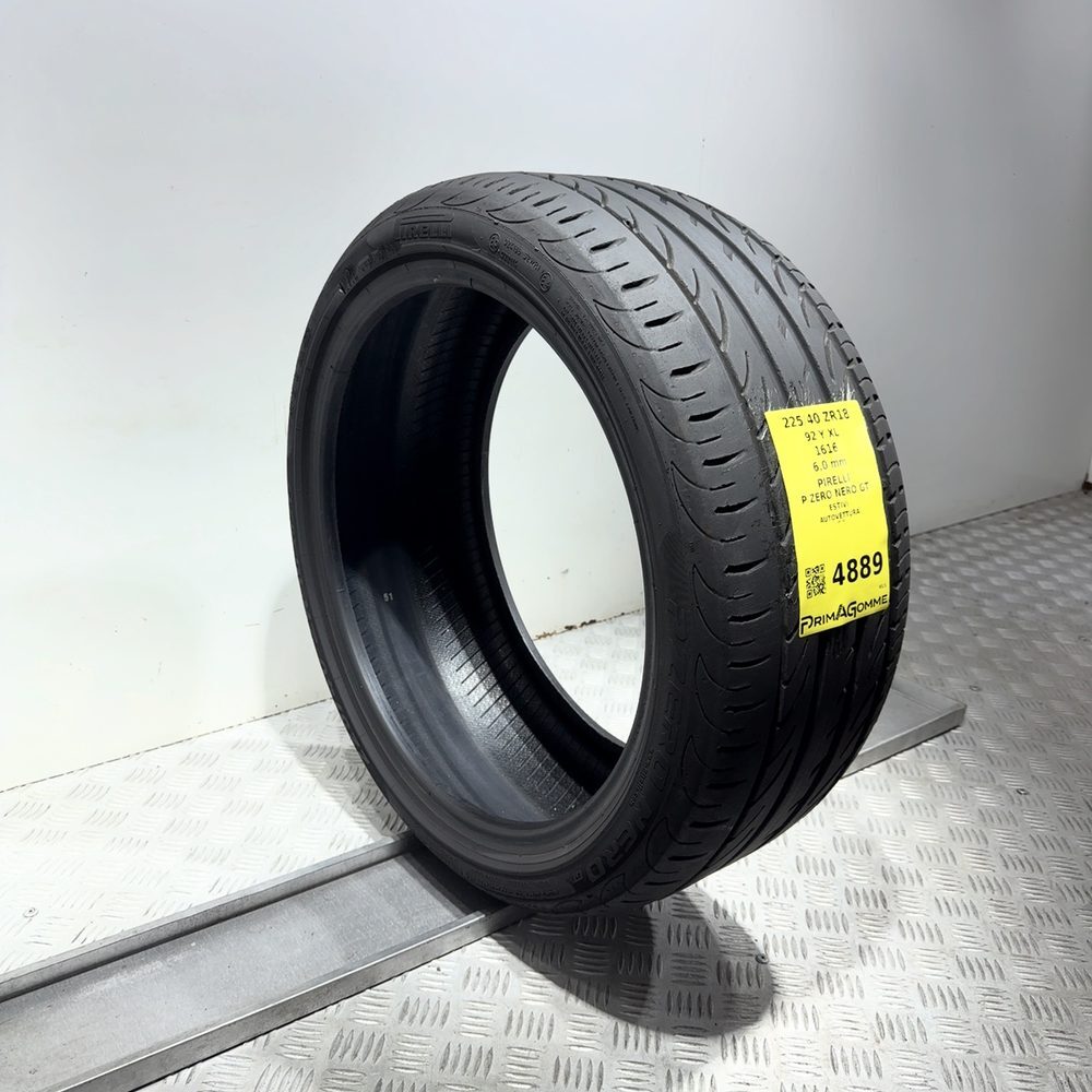 Gomma Usata 225 40 ZR18 92Y XL Pirelli P Zero Nero GT 86% Estivo - immagine 5