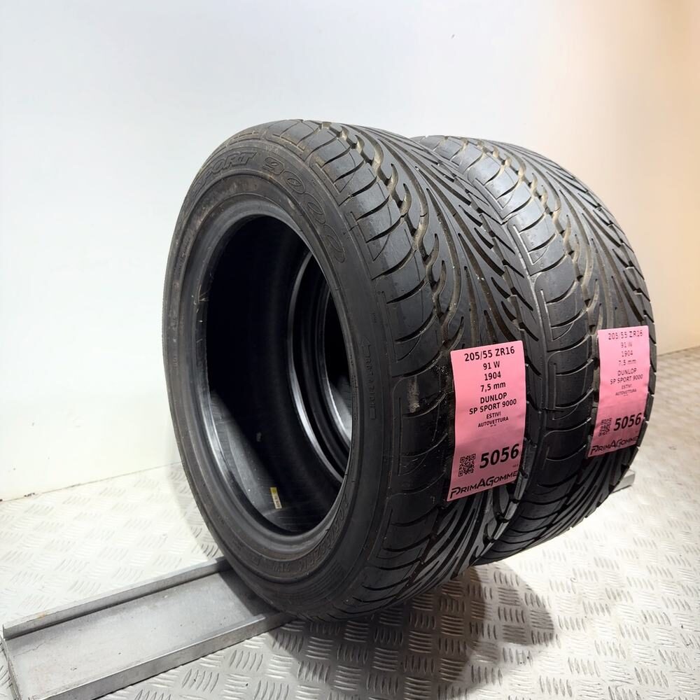 Gomme Usate 205 55 ZR16 91W Dunlop SP Sport 9000 98% Estive - immagine 5
