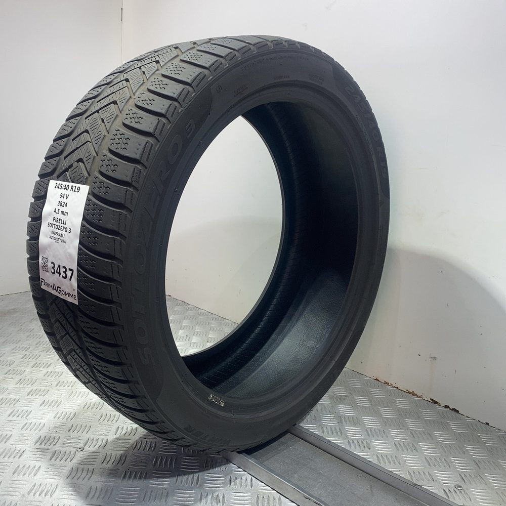 Gomma Usata 245 40 R19 94V Pirelli Sottozero 3 Invernale - immagine 5