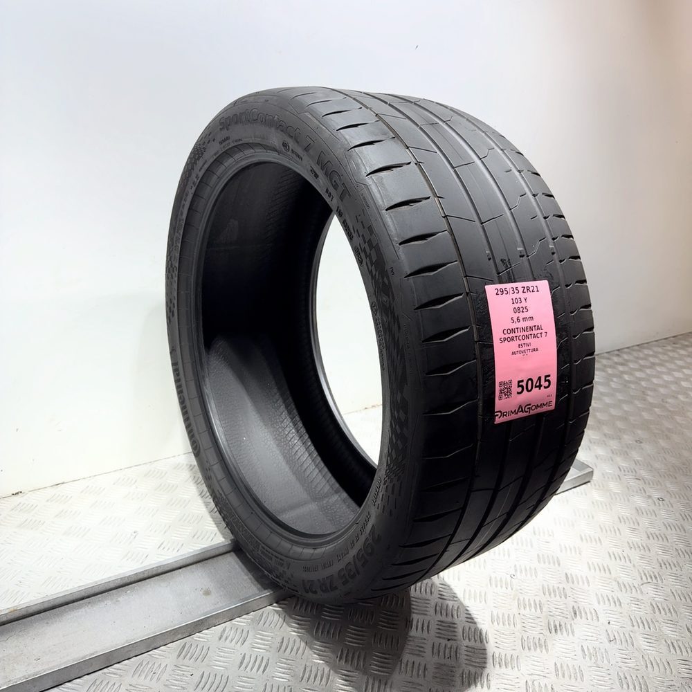Gomma Usata 295 35 ZR21 103Y Continental Sportcontact 7 80% Estivo - immagine 5