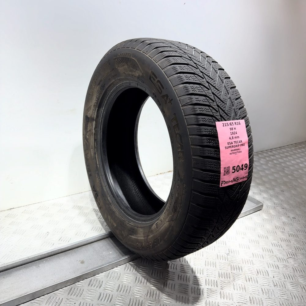 Gomma Usata 215 65 R16 98H Esa Tecar Supergrip Pro Invernale - immagine 5