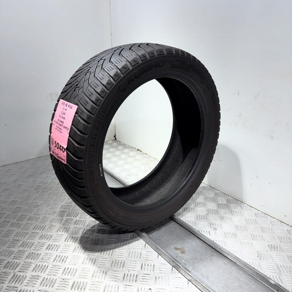 Gomma Usata 195 45 R16 84H Kumho Wintercraft WP52 74% Invernale - immagine 5
