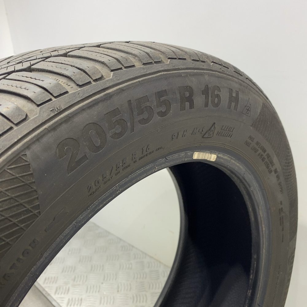 Gomma Usata 205 55 R16 91H Continental Contiwintercontact TS 850 74% Invernale - immagine 5