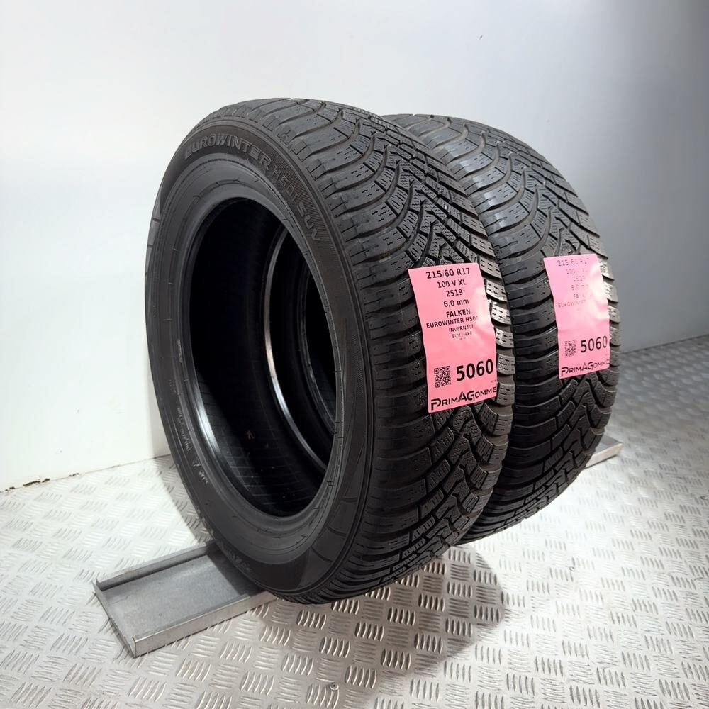 Gomme Usate 215 60 R17 100V XL Falken Eurowinter HS01 SUV 86% Invernali - immagine 5