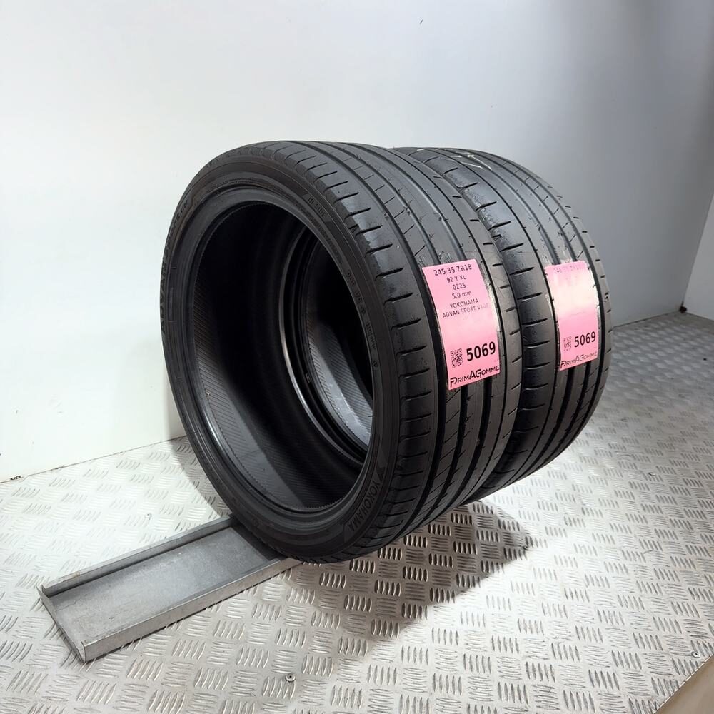Gomme Usate 245 35 ZR18 92Y XL Yokohama Advan Sport V107 71% Estive - immagine 5