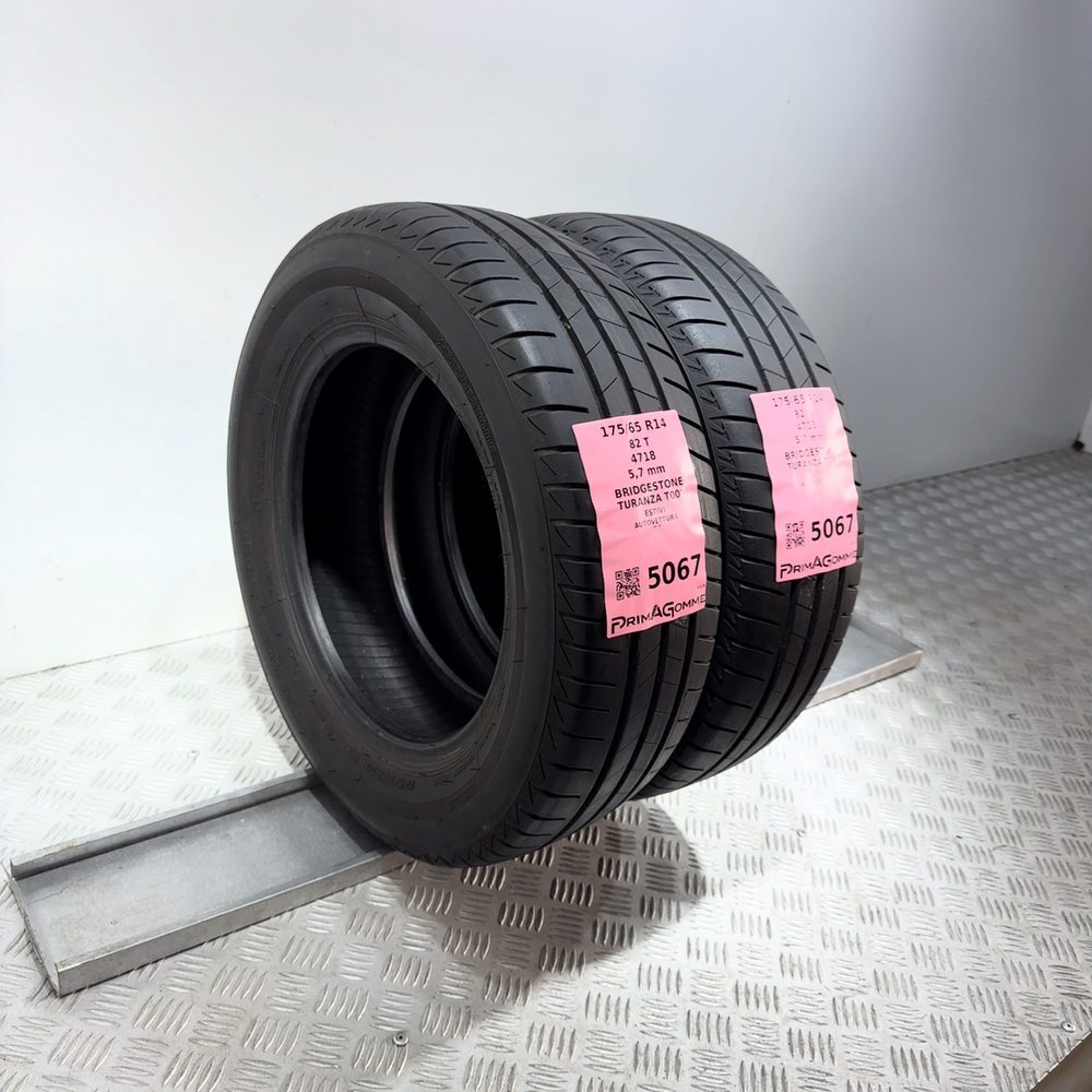 Gomme Usate 175 65 R14 82T Bridgestone Turanza T005 81% Estive - immagine 5