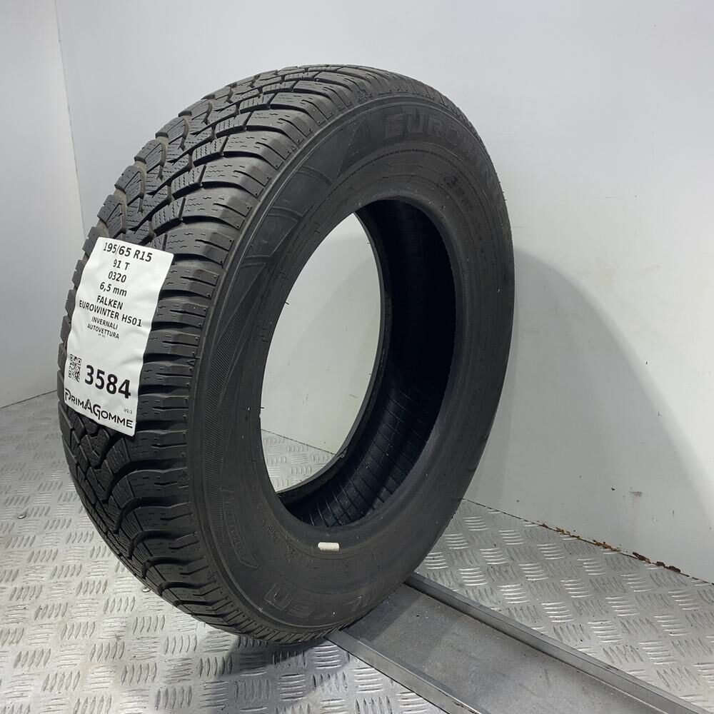 Gomma Usata 195 65 R15 91T Falken Eurowinter HS01 93% Invernale - immagine 5