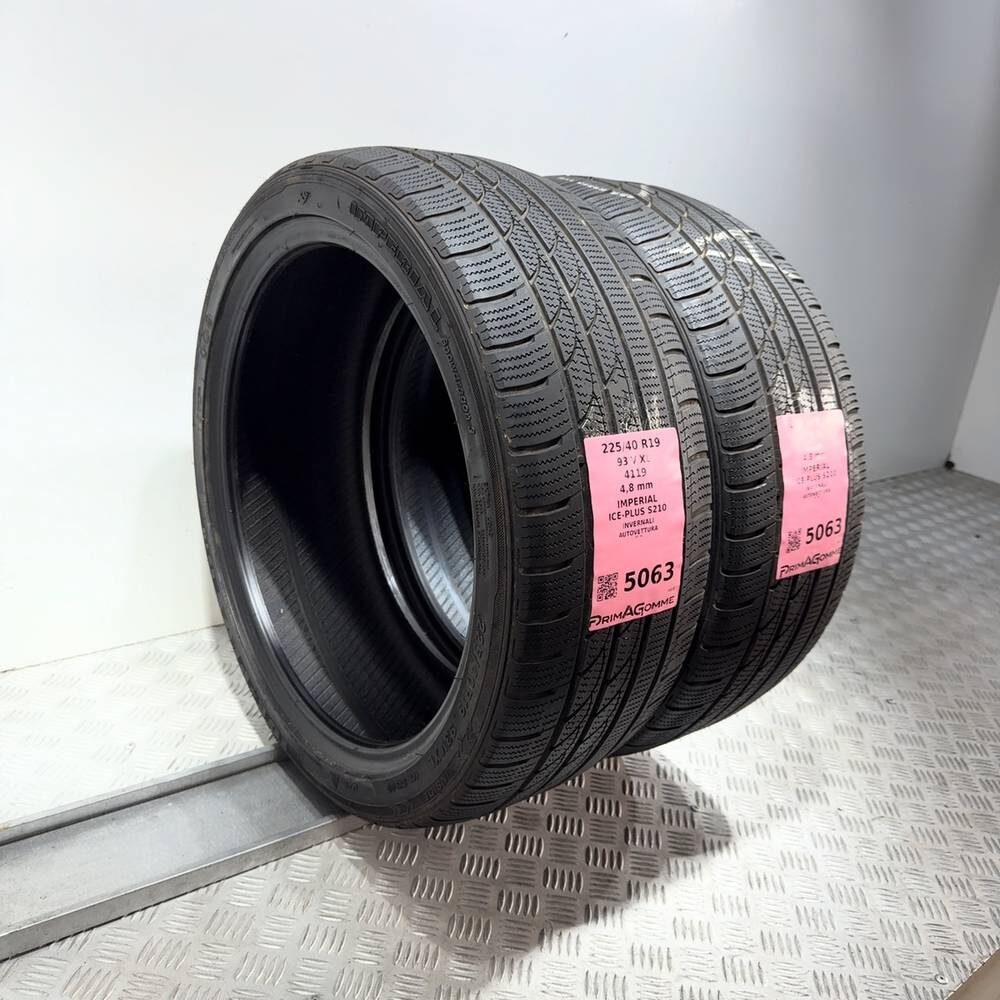 Gomme Usate 225 40 R19 93V XL Imperial Ice-Plus S210 Invernali - immagine 5