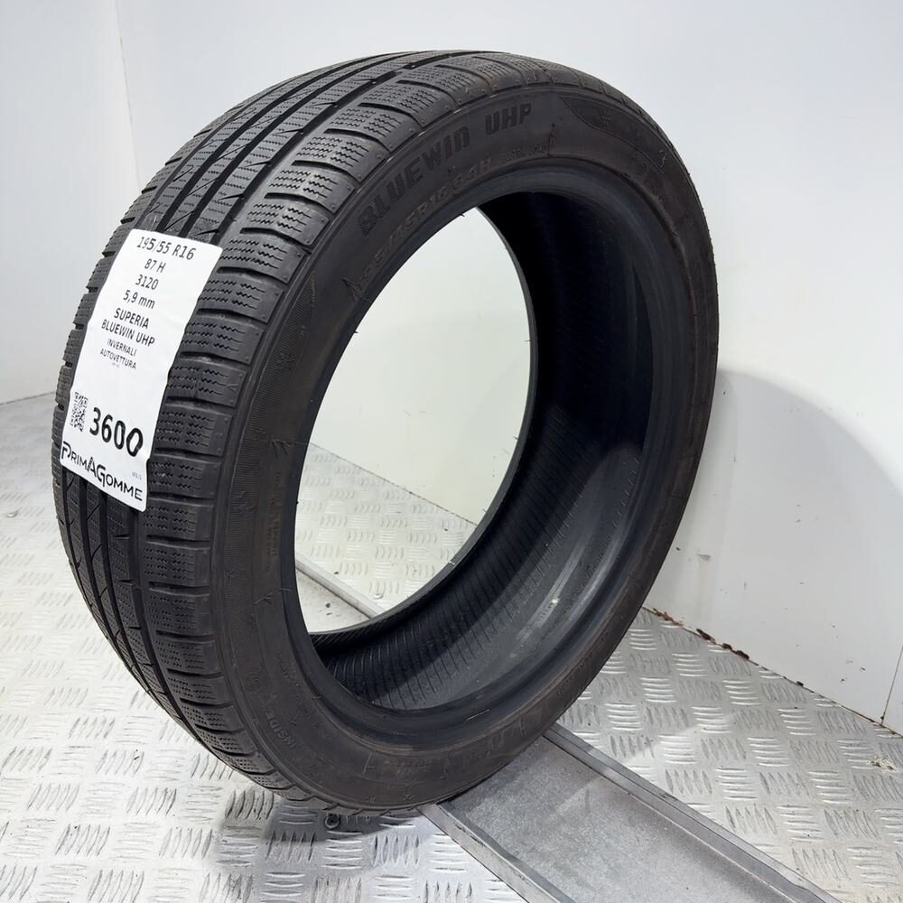 Gomma Usata 195 55 R16 87H XL Superia Bluewin Uhp 84% Invernale - immagine 5