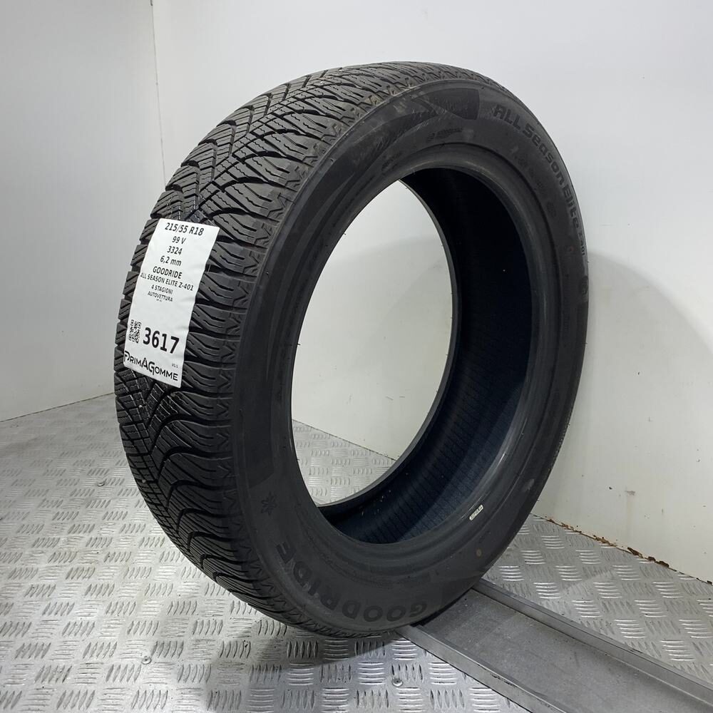 Gomma Usata 215 55 R18 99V XL Goodride All Season Elite Z-401 89% 4 Stagioni - immagine 5