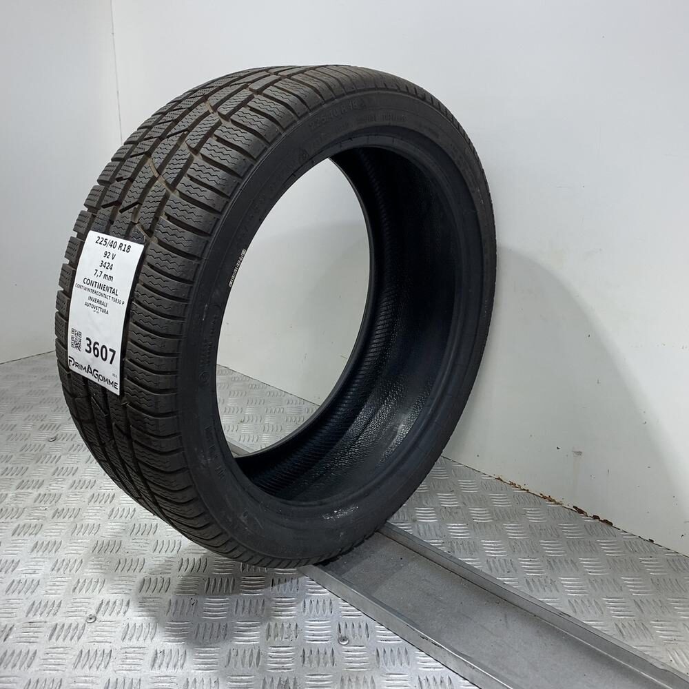 Gomma Usata 225 40 R18 92V XL Continental Contiwintercontact TS830 P Invernale - immagine 5